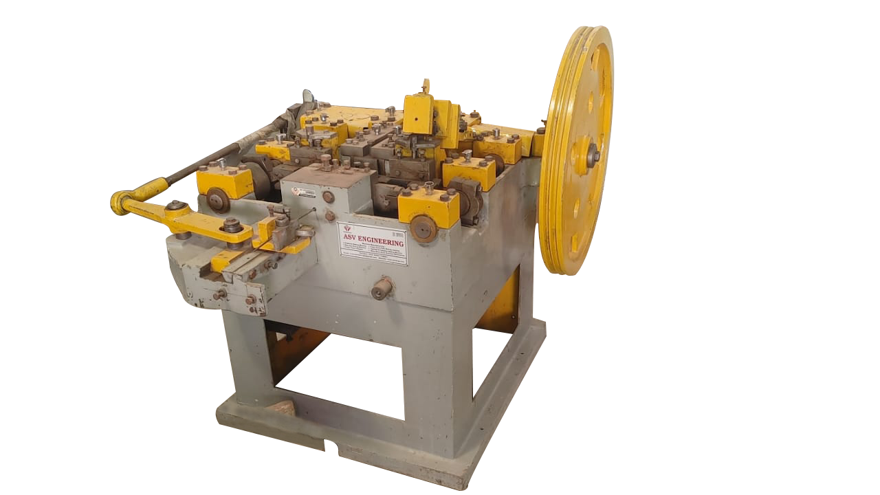 ASVR Machine is best wire nail making machine manufacturer and supplier in delhi, bhopal, patna, jharkhand automatic iron nail making machine. buy fully automatic wire nail manufacturing machine and iron nail making machine from us at affordable prices. call now: +91–7050008080.
